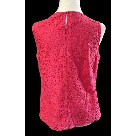 Talbots Sleeveless Tank Lace Overlay Sz‎ 10p - Picture 3 of 5